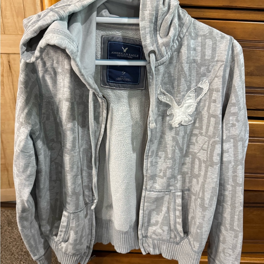 American Eagle Outfitters Gray Hoodie